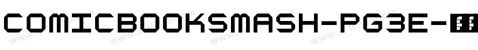 ComicbookSmash-PG3E字体转换