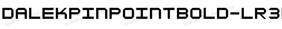 DalekPinpointBold-lr3e字体转换