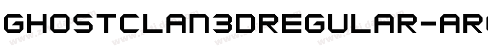 GhostClan3DRegular-aR0x字体转换
