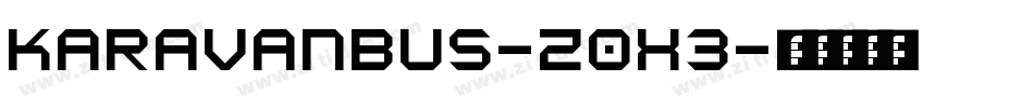 KaravanBus-Z0X3字体转换