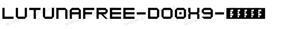 Lutunafree-DO0X9字体转换