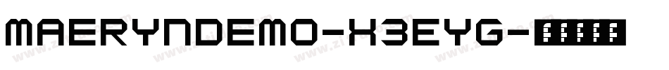 MaerynDemo-X3EYg字体转换