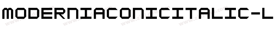 ModernIaconicItalic-lp0X字体转换