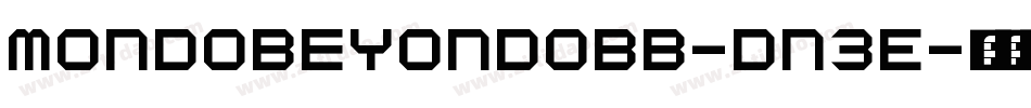 Mondobeyondobb-dn3E字体转换
