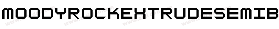 MoodyrockExtrudeSemibold-zL0X字体转换
