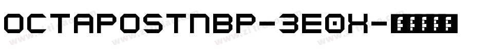 OctapostNbp-3e0X字体转换