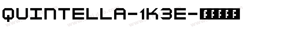 Quintella-1K3e字体转换 Quintella-1K3e字体转换