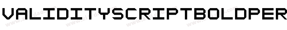 ValidityscriptboldpersonaluseI-DO0x3字体转换 ValidityscriptboldpersonaluseI-DO0x3字体转换