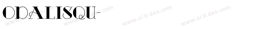 ODALISQU字体转换