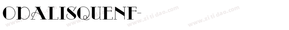 OdalisqueNF字体转换