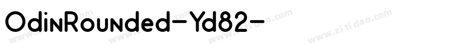 OdinRounded-Yd82字体转换