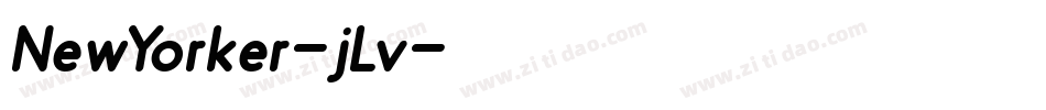 NewYorker-jLv字体转换