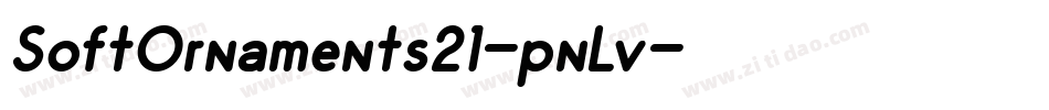 SoftOrnaments21-pnLv字体转换 SoftOrnaments21-pnLv字体转换