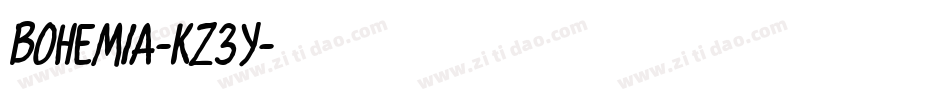 Bohemia-KZ3y字体转换