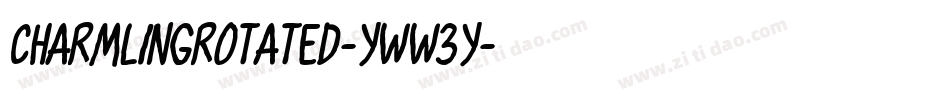 CharmlingRotated-yww3Y字体转换