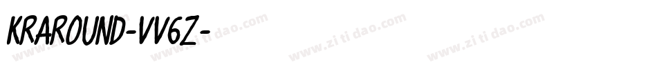 KrARound-vv6Z字体转换