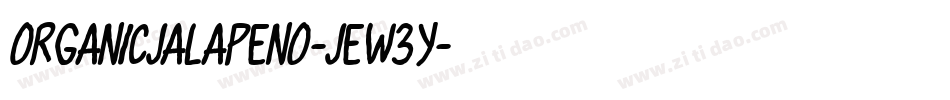 Organicjalapeno-jEW3y字体转换