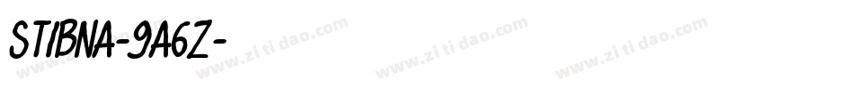 Stibna-9a6Z字体转换