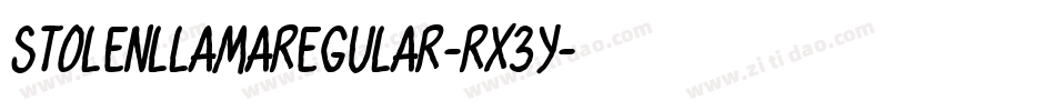 StolenLlamaregular-rx3y字体转换 StolenLlamaregular-rx3y字体转换