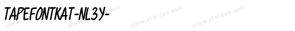 Tapefontkat-nL3Y字体转换