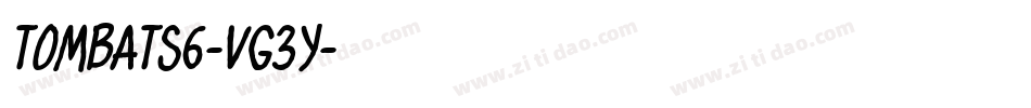 Tombats6-VG3y字体转换 Tombats6-VG3y字体转换