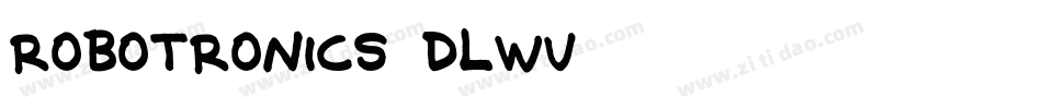 Robotronics-dLwV字体转换