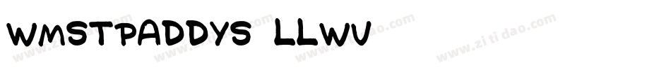 Wmstpaddys-lLwV字体转换