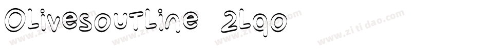Olivesoutline-2lqo字体转换