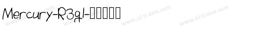 Mercury-R3gl字体转换