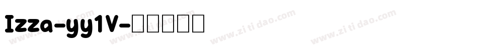 Izza-yy1V字体转换