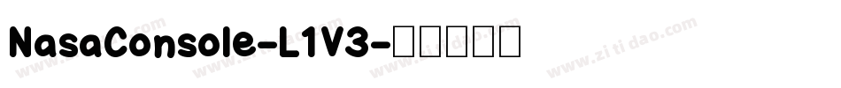 NasaConsole-L1V3字体转换