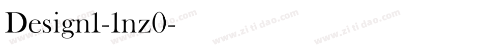 Design1-1nz0字体转换
