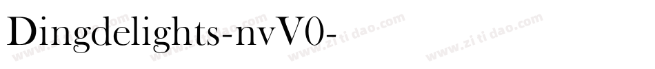 Dingdelights-nvV0字体转换
