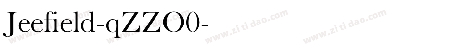 Jeefield-qZZO0字体转换