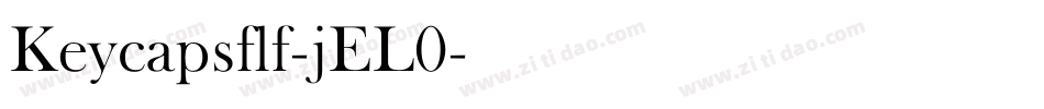 Keycapsflf-jEL0字体转换