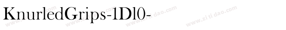 KnurledGrips-1Dl0字体转换