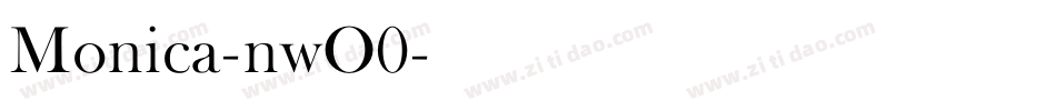 Monica-nwO0字体转换