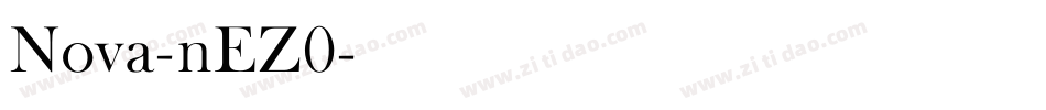 Nova-nEZ0字体转换