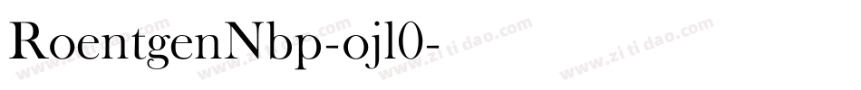 RoentgenNbp-ojl0字体转换
