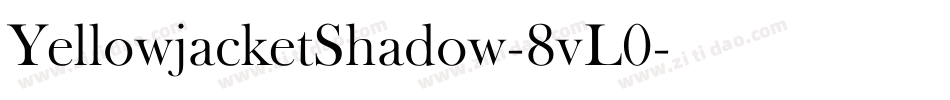 YellowjacketShadow-8vL0字体转换