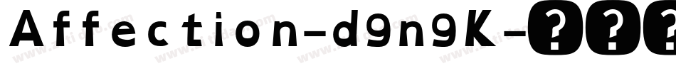Affection-d9n9K字体转换