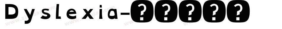Dyslexia字体转换