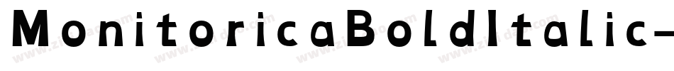 MonitoricaBoldItalic-WX9n字体转换