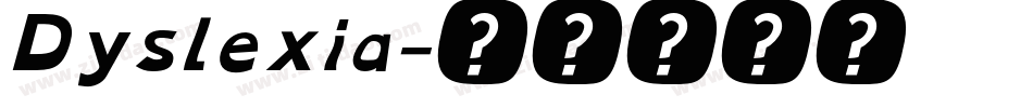 Dyslexia字体转换
