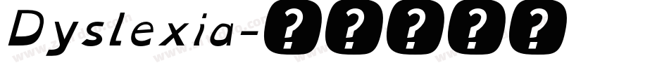 Dyslexia字体转换