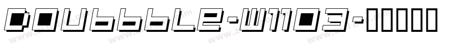 Doubbble-w11o3字体转换