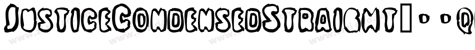 JusticeCondensedStraight-13qB字体转换 JusticeCondensedStraight-13qB字体转换