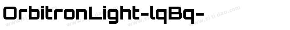 OrbitronLight-lqBq字体转换