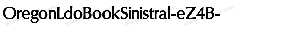 OregonLdoBookSinistral-eZ4B字体转换