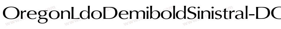 OregonLdoDemiboldSinistral-DOy0字体转换